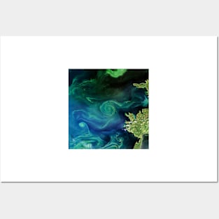 Marine phytoplankton bloom, Finland, 2018 (C042/0027) Posters and Art